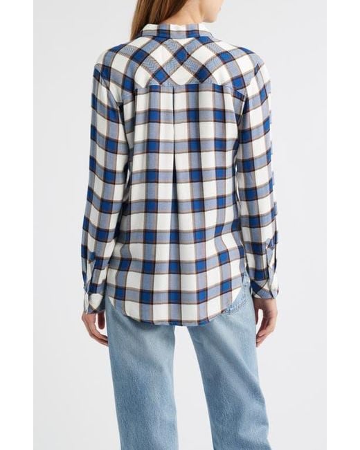 Rails Blue Hunter Plaid Button-Up Shirt