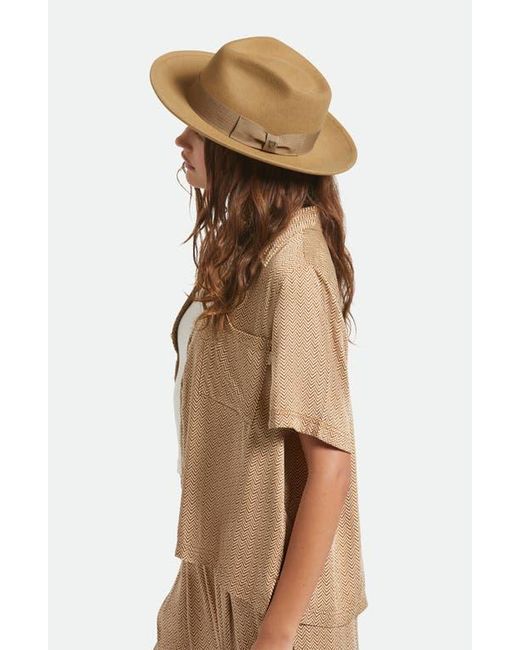 Brixton Brown Swindle Wool Fedora for men
