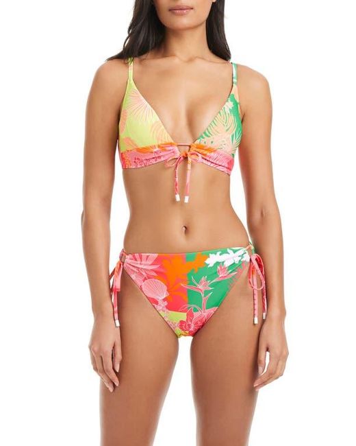 Sanctuary Red Adjustable Loop Bikini Bottoms