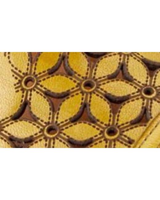 Spring Step Metallic Flowerflow Slide Sandal