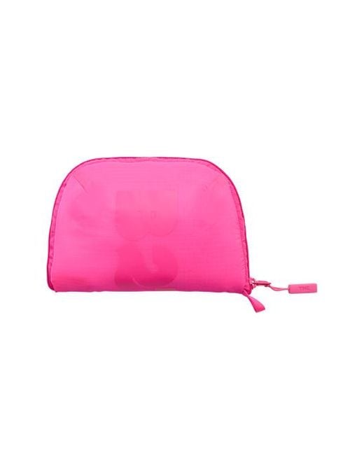 BABOON TO THE MOON Pink Packable Backpack