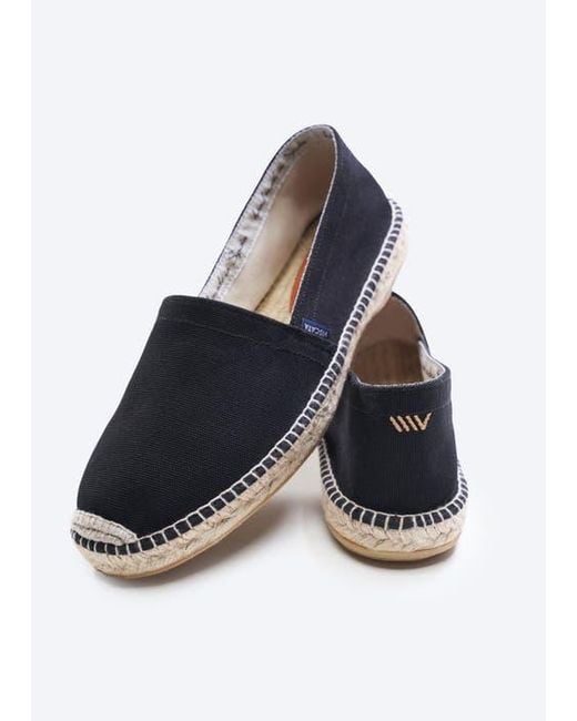 VISCATA Blue Sitges Canvas Espadrilles for men