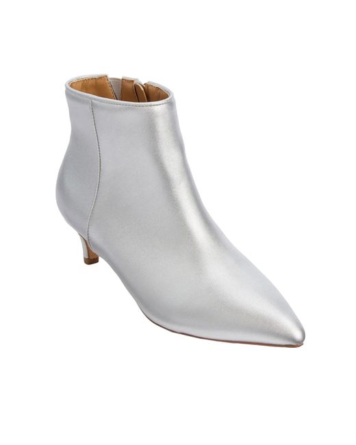 Comfortview White The Meredith Bootie