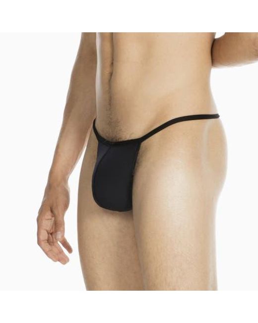 Hom Blue Plume G-String for men