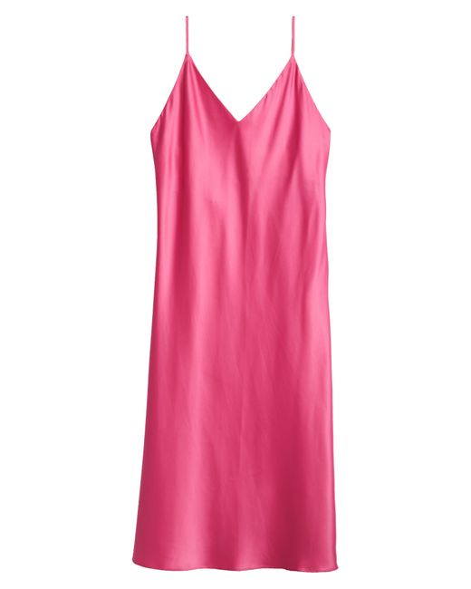 Natori Pink Glamour Satin Nightgown