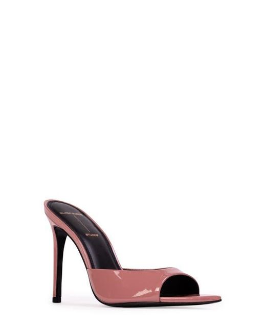 Black Suede Studio Pink Brea Pointed Toe Sandal