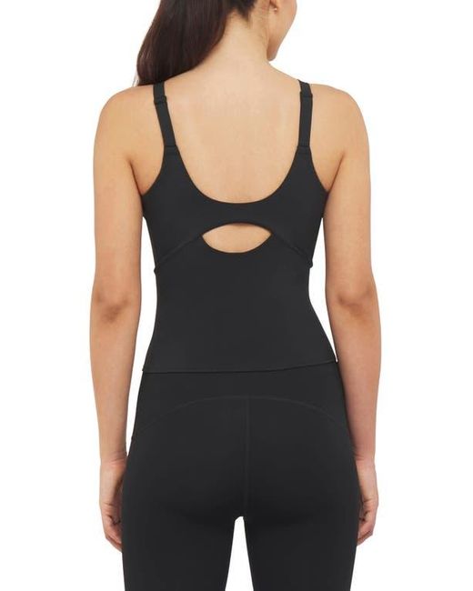 Spanx Black Power Boost Shelf Bra Tank