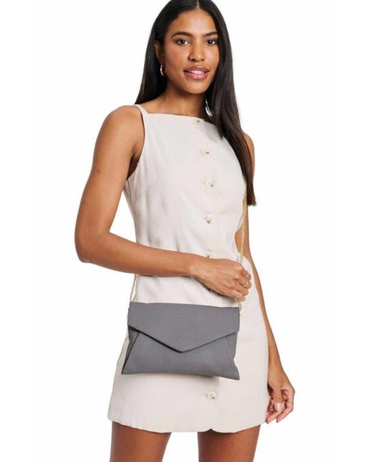 Moda Luxe Metallic Stylish Cara Clutch Bag For Chic Nights Out