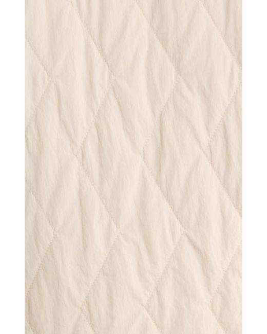 Prana Gray Encinitas Water Repellent Quilted Field Coat