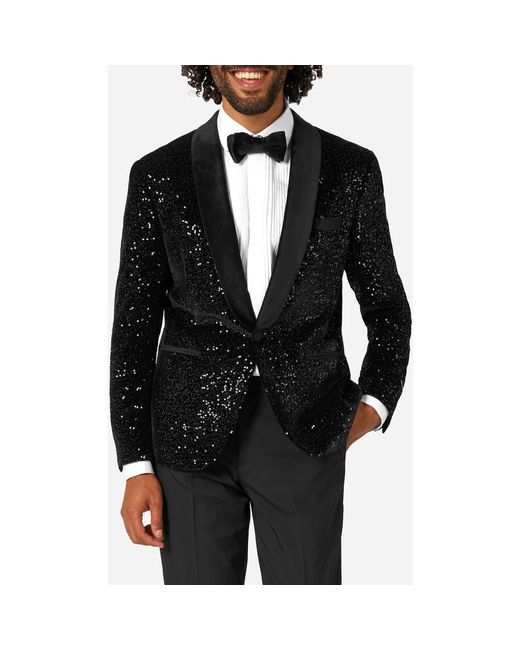 Opposuits Black Sequin Dinner Jacket for men