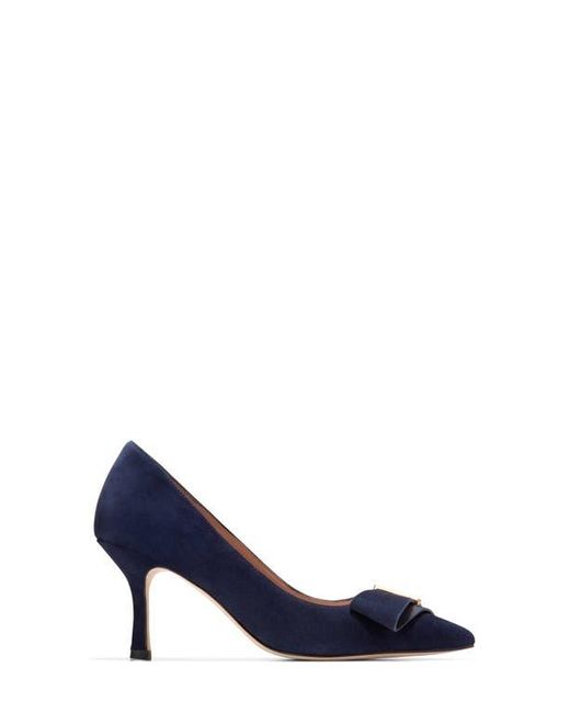 Cole Haan Blue Felicia Bow Pointed Toe Pump
