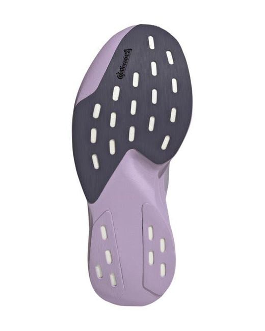 Adidas Purple Adizero Evo Sl Running Shoe