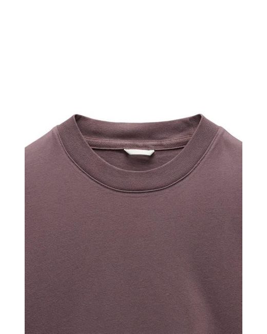 Reigning Champ Purple Midweight Jersey T-Shirt for men