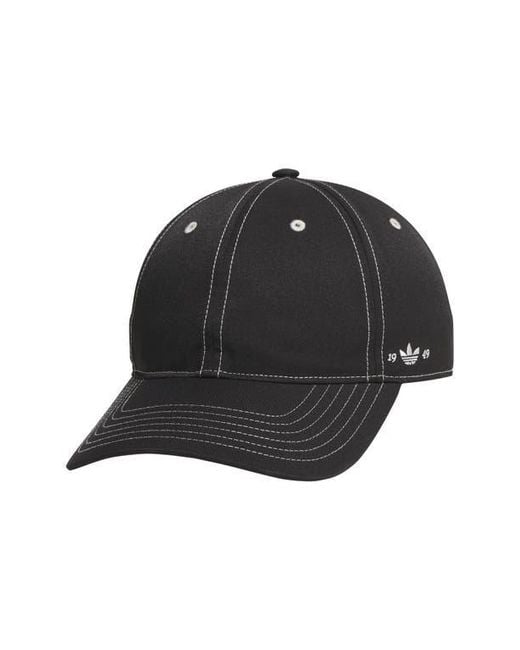 Adidas Black Stealth Strap Back Baseball Cap for men