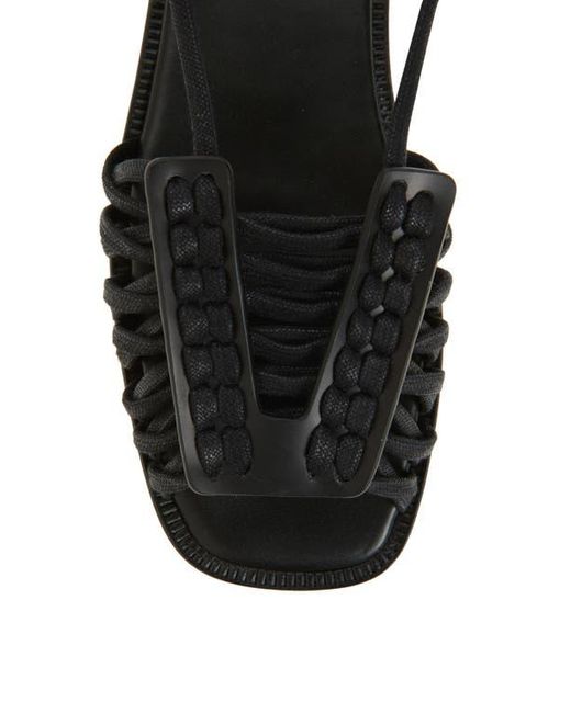 Hereu Black Consell Ankle Strap Sandal