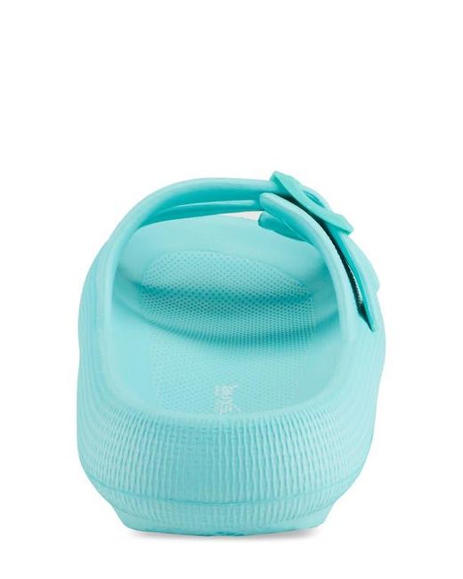 Flexus by Spring Step Blue Bubbles Waterproof Slide Sandal