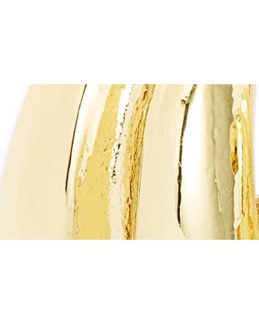 Nordstrom Metallic Set Of 3 Textured Hoop Earrings