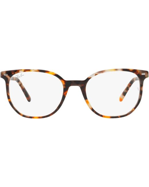 Ray-Ban Brown Elliot 50Mm Irregular Optical Glasses for men