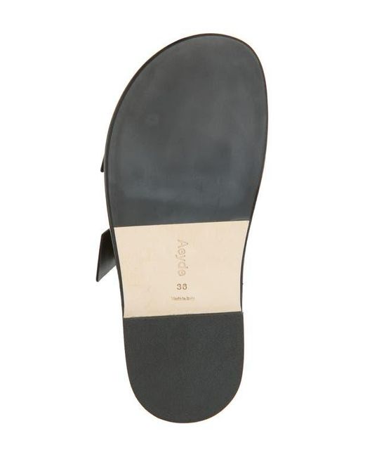Aeyde Black Meena Slide Sandal