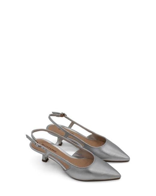 BOTTER Metallic Botolivia Legacy Pointed Toe Slingback Pump