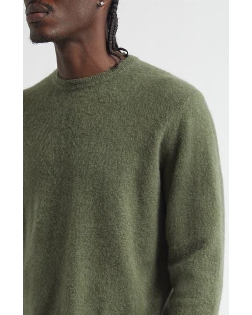 Massimo Alba Green Crewneck Cashmere Sweater for men