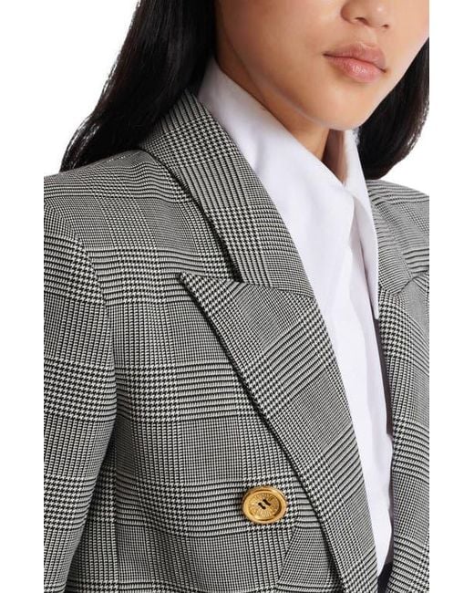 Balmain Black 6-Button Jacket
