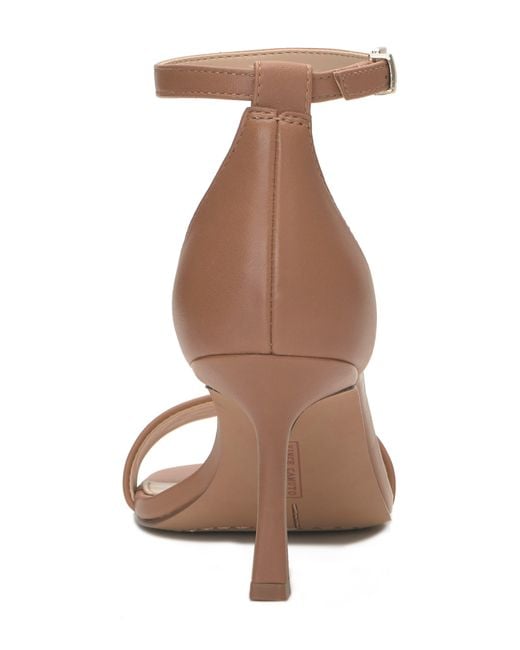 Vince Camuto Enella Ankle Strap Sandal in Brown | Lyst