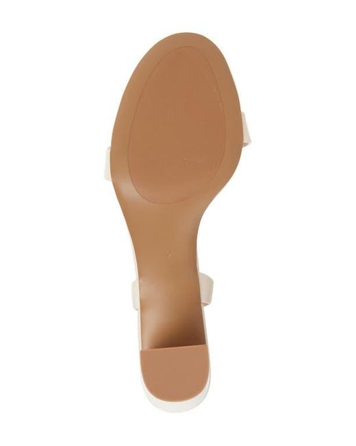 Jeffrey Campbell Natural Go-There Block Heel Sandal