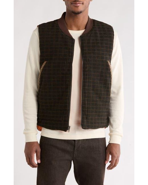 Pleasures Black Horns Studded Zip Vest for men