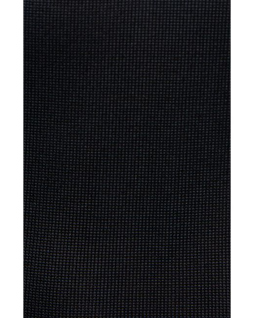 Tom Ford Black Semisheer Mock Neck Open Back Long Sleeve Maxi Dress