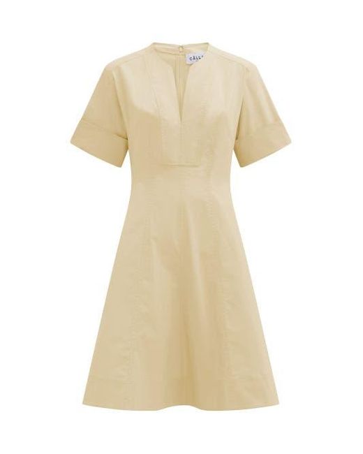 Callas Milano Natural Sora Flared Dress
