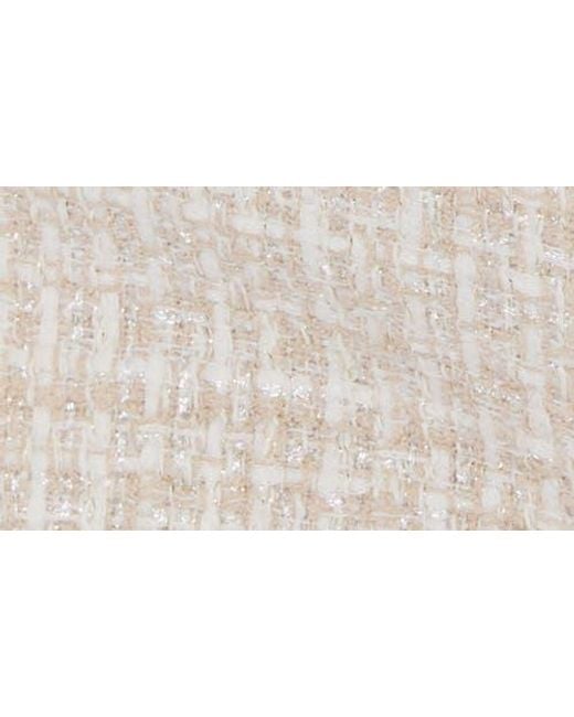 Vici Collection White Paige High Waist Tweed Shorts