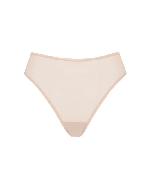 CUUP Natural The Highwaist High Cut Mesh Briefs