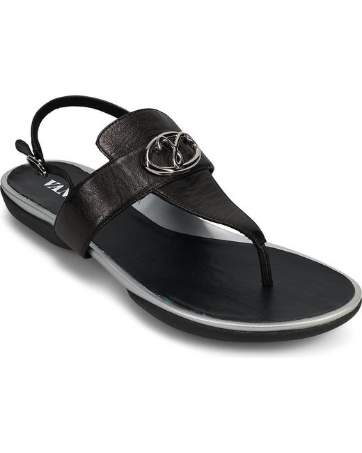 Vaneli Black Walkie Slingback Sandal