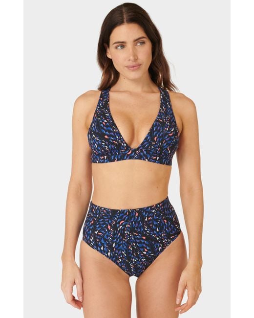 Sweaty Betty Blue Peninsula Bikini Top