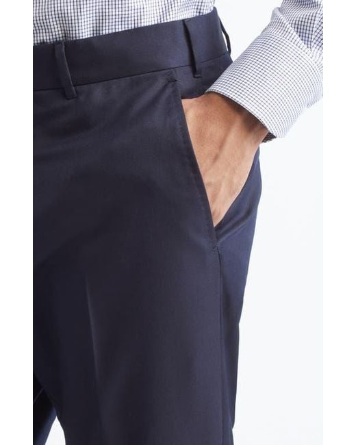 Zegna Blue Centoventimilia Wool Trousers for men