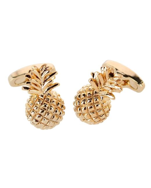 Trafalgar Metallic The Pineapple Crest Cufflinks for men