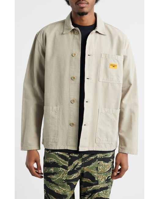 Service Works Natural Cotton Canvas Chore Coat for men