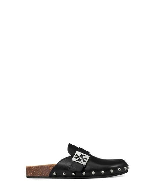 Tory Burch Black Mellow Stud Mule