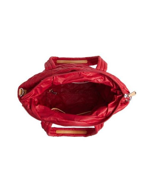 MZ Wallace Red Medium Metro Deluxe Tote