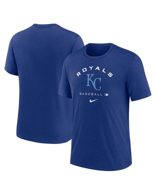 Nike Blue Kansas City S Authentic Collection Tri-blend Performance T-shirt At Nordstrom for men