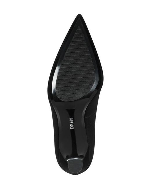 DKNY Black Carey Pointed Toe Pump
