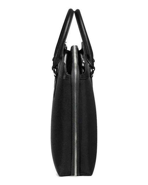 Maverick & Co Black Alpha Nylon Briefcase for men