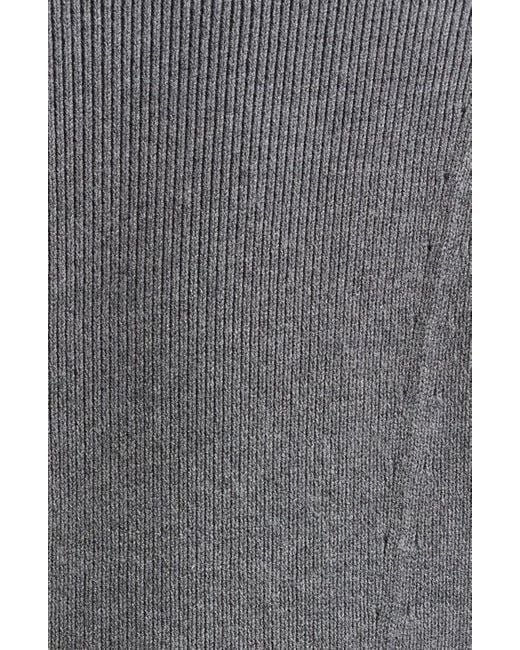 St. John Black Sleeveless Engineered Godet Fit & Flare Dress