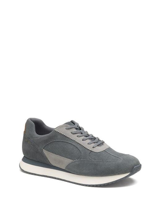 Johnston & Murphy Gray Chase Perforated Sneaker for men