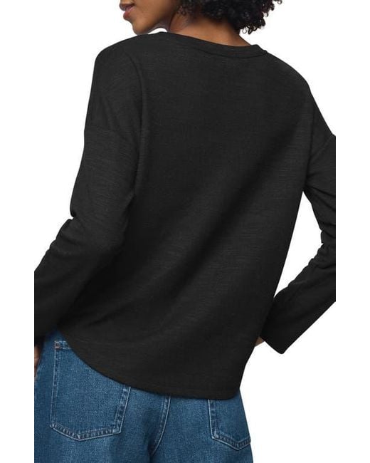 Splendid Black Callista Long Sleeve T-Shirt