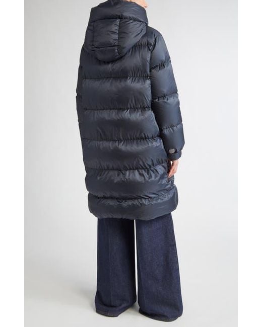 Max Mara Blue The Cube Sei Down Longline Coat
