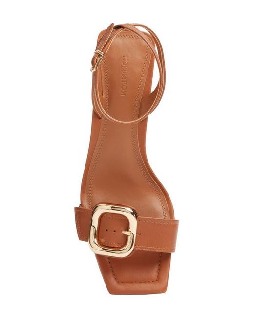 Nordstrom Brown Simone Ankle Strap Sandal