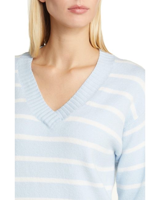 Caslon Blue Caslon(r) Relaxed Tunic Sweater