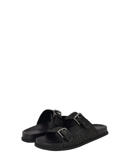 Calvin Klein Black Vibe Two-Strap Sandal